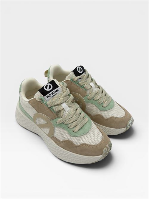 Sneakers multicolor in suede e tessuto tecnico NO NAME | CARTER JOGGER WSUEDESAND/DOVE/MINT